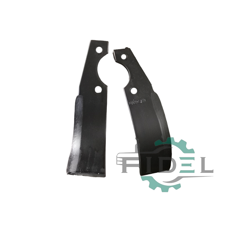 Micro tillage machine blade straight hook knife Flail mower blade 6x55x215