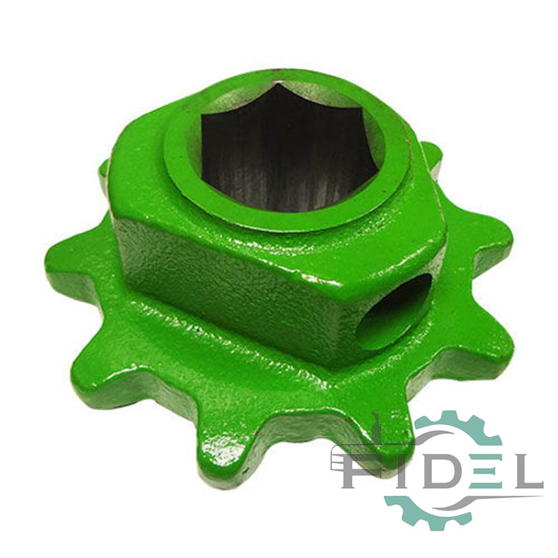 H118583  Feeder House Feeder Chain Sprocket Fits John Deere