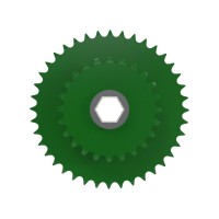 AE54302 Roll Driver Sprocket For John Deere Blaer