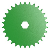 AE74598 Roll Driver Sprocket For John Deere Blaer